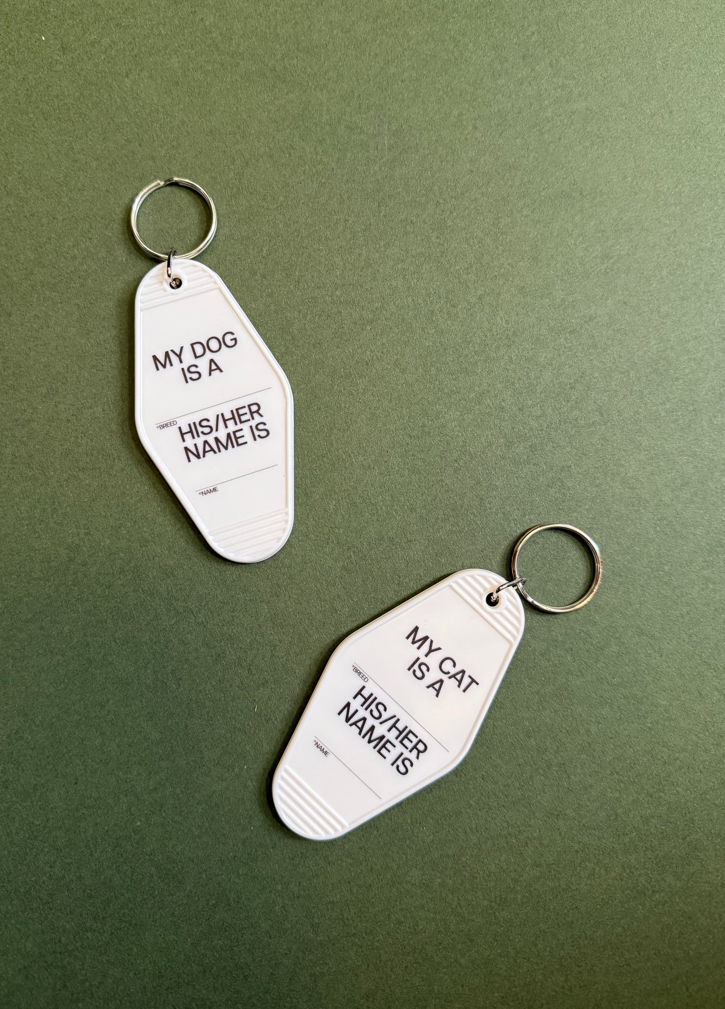 Your Dog's Nametag Keychain