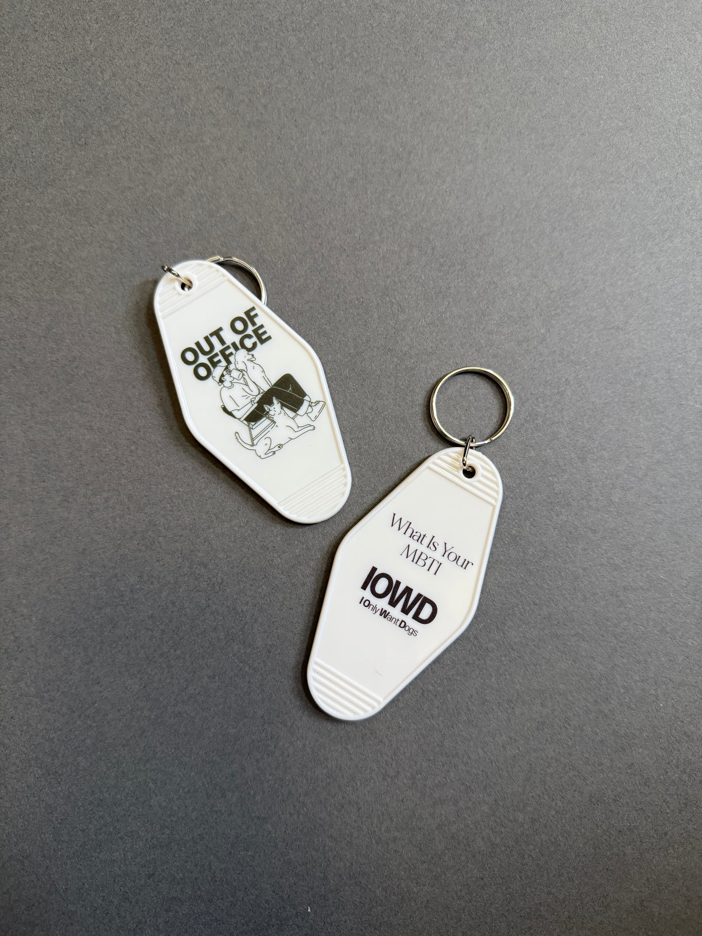 MBTI - I Only Want Dogs Keychain