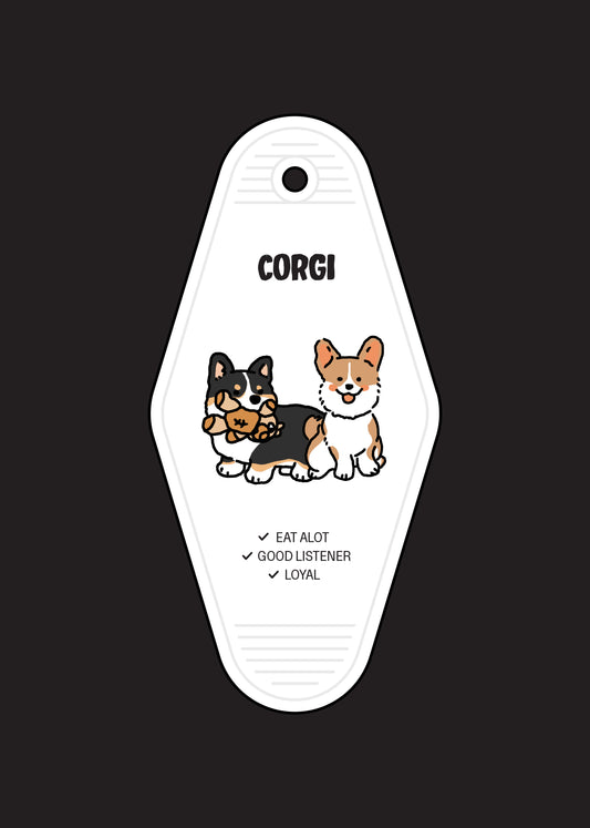 Corgi Keychain
