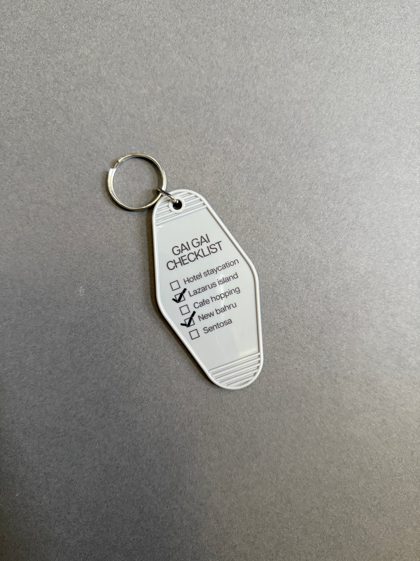 Gai Gai Checklist Keychain