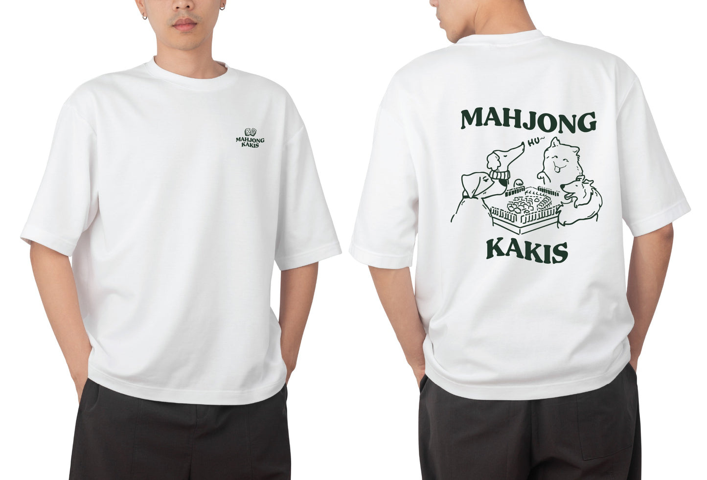 THE OG Mahjong Kakis V1 (Dachshund, Samoyed (or Spitz), Sheltie, Beagle)